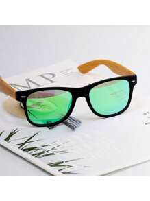 Bianle Unisex Bamboo Wood  With  Protection - Mint Blue - View 1