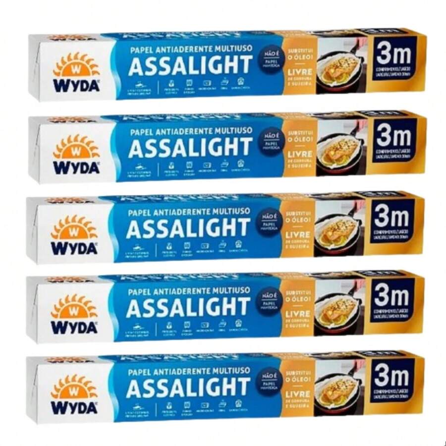 Kit 5 Assalight Premium 3M Super Non-Stick Wyda Paper - 白色 - 查看 1
