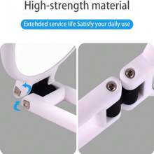 Portable Travel Mirror - 5X Magnifying Folding Cosmetic Mirror - Desktop Makeup Mirror - For Check Your Makeup - White - View 5