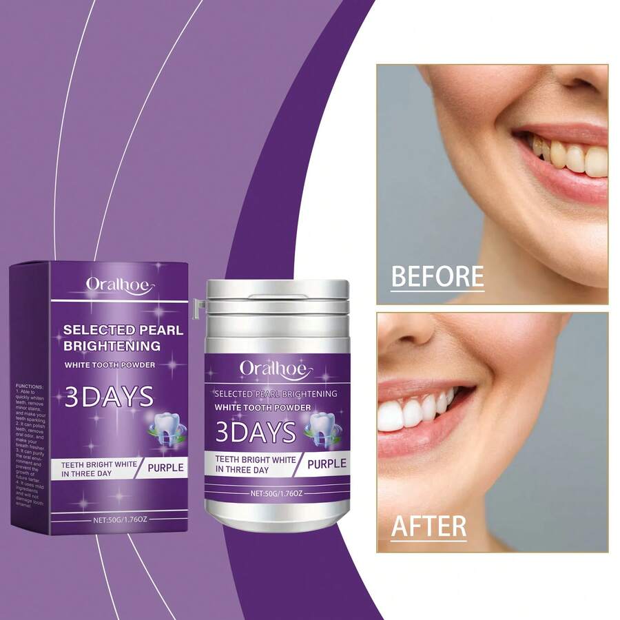 Teeth Brightening And Whitening Powder Whitening And Refreshing Breath