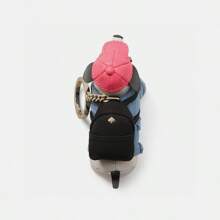 Kate Spade Túi đeo chéo dễ thương màu xanh lễ hội hình chó Dachshund Claude móc khóa túi đeo chéo - Màu xanh lam - Xem 2
