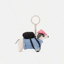 Kate Spade Túi đeo chéo dễ thương màu xanh lễ hội hình chó Dachshund Claude móc khóa túi đeo chéo - Màu xanh lam - Xem 1
