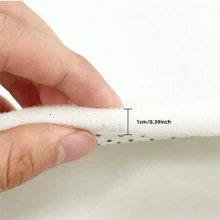 1 件柔软毛绒表面抗疲劳垫，现代奢华风格，深灰色大理石图案，脚感舒适，缓解疲劳，适用于房间、浴室、厨房、入口、走廊装饰 - 深灰色 - 查看 8