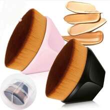 High Density Foundation Brush Makeup Without Risk Hexagonal Magic Brush - 黑色 - 查看 5