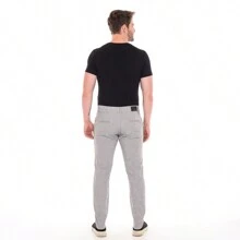 Men's Tailored Trousers In Sport Fine Twill - 燧石 - 查看 5