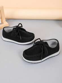 2024 New Style Flat Bottom Moccasin Pattern Children Outdoor Casual Sports Shoes