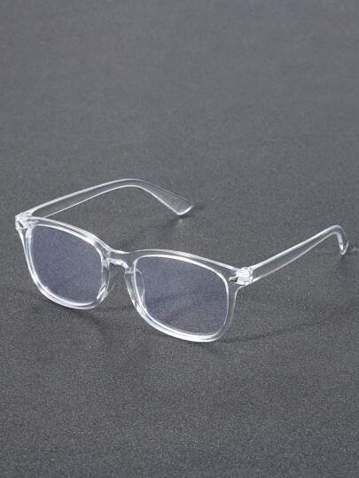 1/3 stuks geometrische monturen voor heren, moderne, eenvoudige stijl, stijlvolle esthetische, heldere glazen voor terug naar school, kantoor, lezen, dagelijks leven, accessoires