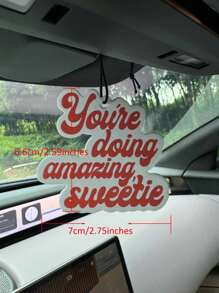 Car Air Freshener Sheets, Wardrobe Air Freshener, Fragrance, Rearview Mirror Decoration, Car Interior Decor Pendant, Natural Fragrance Air Purifier, Anime Cartoon Toilet Fragrance Bag, Living Room/Office/Bedroom Wall Hanging