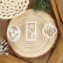 3 件装花朵粘土切割器、郁金香聚合物粘土切割器、粘土耳环切割器、粘土切割器套装、用于制作耳环的聚合物粘土耳环 - 彩色 - 查看 9