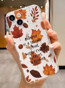 Flower & Leaf Pattern Colorful Painted Hollow Slim Shockproof Protective Phone Case Compatible With IPhone 15/XR/7/8, IPhone 15 Pro Max/12 Pro Max/13 Pro Max/14 Pro Max, 13/14/11/12/P14, P11 Soft Case, P12 Anti-Drop, XS.XR/78P.78GES2, A13 4G A22 A21S A51 4G A52 S22 Ultra A33 5G, Redmi 10, Redmi Note 11 4G, Redmi 11 Lite, A53 TPU A14/A23/S23 Ultra S24, A14 A15 S23 A73 A15, Samsung, Redmi