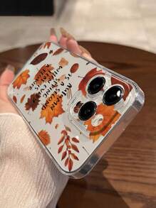 Flower & Leaf Pattern Colorful Painted Hollow Slim Shockproof Protective Phone Case Compatible With IPhone 15/XR/7/8, IPhone 15 Pro Max/12 Pro Max/13 Pro Max/14 Pro Max, 13/14/11/12/P14, P11 Soft Case, P12 Anti-Drop, XS.XR/78P.78GES2, A13 4G A22 A21S A51 4G A52 S22 Ultra A33 5G, Redmi 10, Redmi Note 11 4G, Redmi 11 Lite, A53 TPU A14/A23/S23 Ultra S24, A14 A15 S23 A73 A15, Samsung, Redmi
