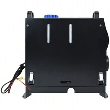 LILIIN 8KW Die-Sel Heater Parking Heater Die-Sel Air Heater, Black/Red 12V Air Fuel Parking Heater With Remote Control LCD Monitor And Silencer For Car RV Boats Truck Motorhome Trailer - 黑色 液晶黑 - 查看 5