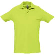 SOLS Mens Spring II Short Sleeve Heavyweight Polo Shirt (Apple Green) - Green - View 1
