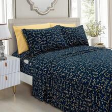 Elegant Comfort 6-Piece Christmas & Holiday Sheet Set - Soft As A Hotel Premium Quality