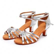 Zapatos de baile latino para mujer, zapatos de baile profesionales, zapatos de baile de salón, fiesta, salsa, práctica de baile, zapatos de rendimiento, tacón de 5/7 cm, 34-41 UE.