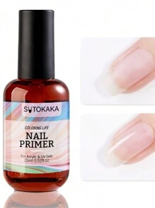 3pcs Nail Care Set - 15ml Nail Prep Dehydrator, 15ml Acid Free Nail Primer, 2fl.Oz Nail Extension Slip Solution Poly Nail Gel Polish Soak Off Nail Art Varnish Manicure Set