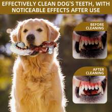Dog Toys For Aggressive Chewers, Interactive Dog Toys For Training And Cleaning, Suitable For Medium And Large Dogs