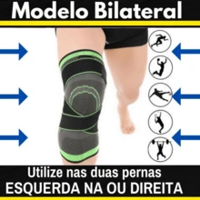 Knee Brace Tensor Compression Knee Pain Relief Confort Premium - 彩色 - 查看 2