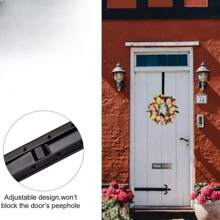 1 件可伸缩圣诞花环门钩，节日装饰品，适用于派对、婚礼、节日、圣诞节 - 彩色 - 查看 9