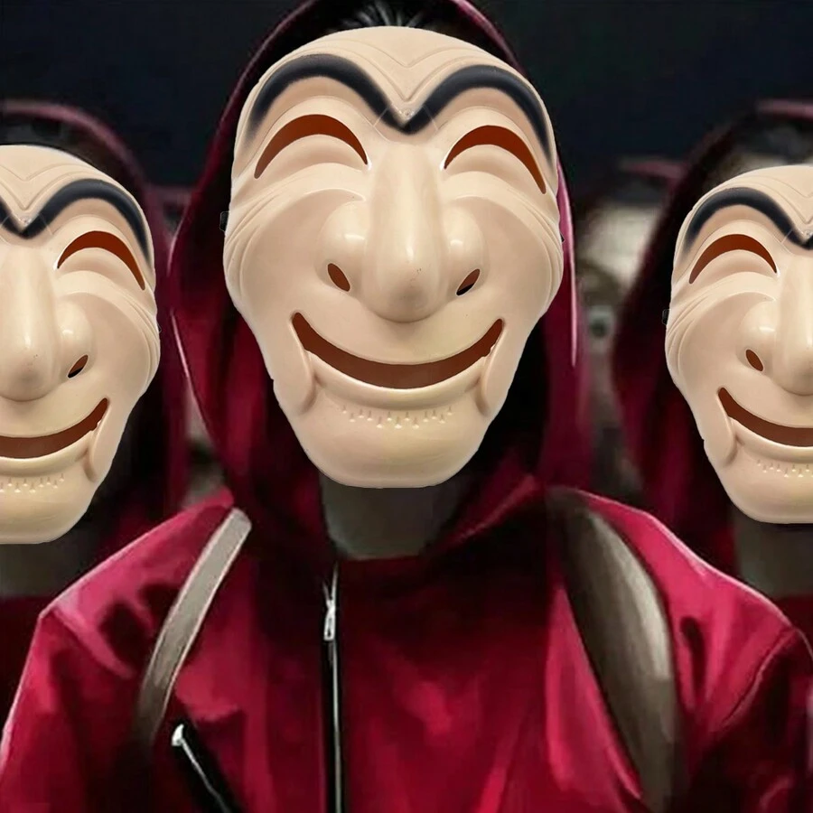 Máscara La Casa De Papel Versión Coreana Money Heist Unisex - Caqui - Ver 1