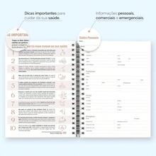 iscool Daily Planner Plus 2025 Floral Monogram Initial Letter A - 查看 9