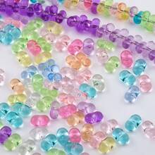 10g Khoảng 200 Hạt Cườm, Hạt Cườm Hình Đậu Phộng Hạng A 6x4mm, Hạt Acrylic Hình Xương Cho Vòng Tay, Dây Chuyền, Hoa Tai, Làm Trang Sức - Hạt hình đậu phộng trong suốt - Xem 12