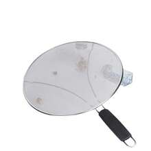 Splatter Screen For Frying Pan - Stainless Steel Grease Splatter Guard - Cover Oil Splash When Sizzling Bacon, Cooking Fried Chicken Or Popcorn - Multicolor - View 2