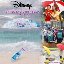Disney Automatic Umbrella Folding Telescopic Lightweight Travel School Work Stitch Gift - Multicolor - View 3