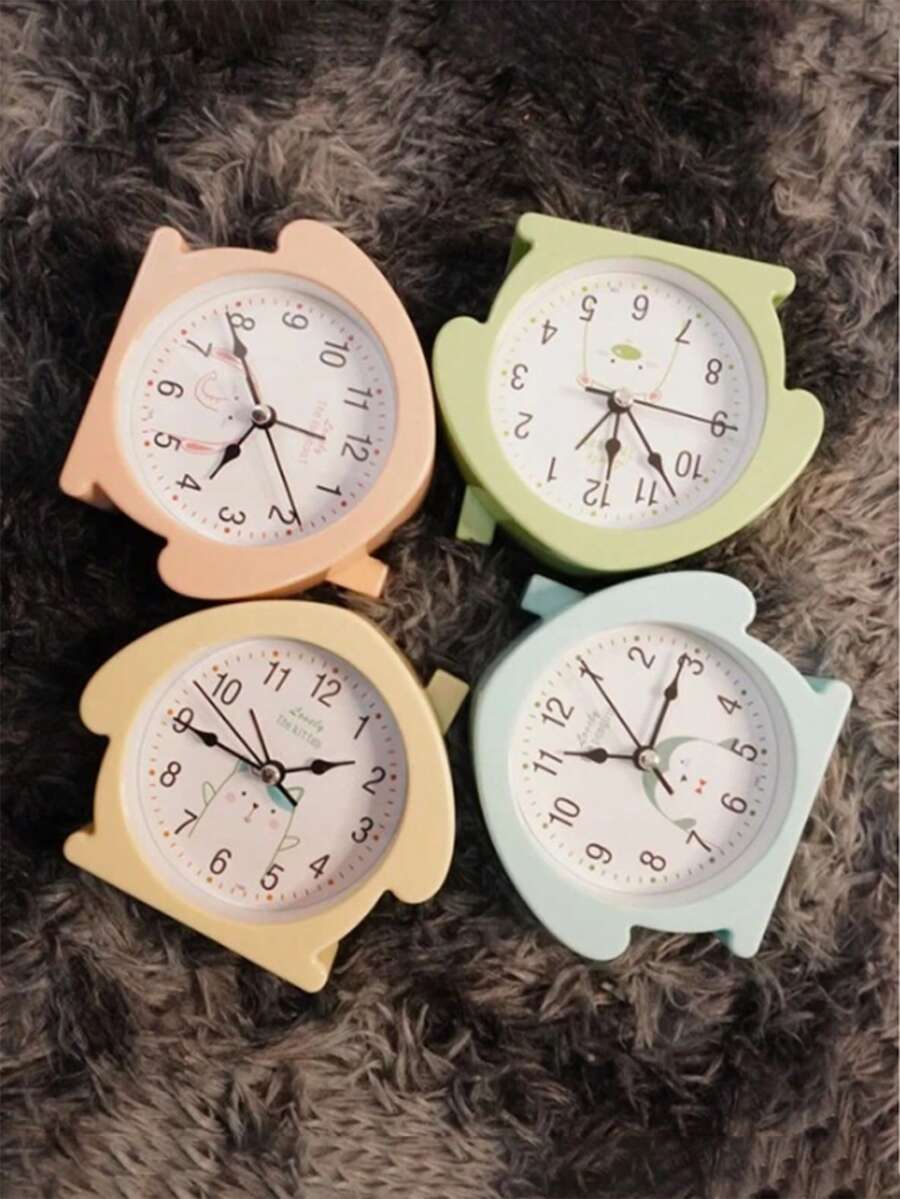 Cartoon House Alarm Clock - Cartoon House Alarm Clock: Functionality And Style In A Compact Design - Multicolor - View 1