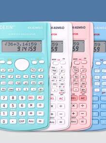 School Engineering Scientific Calculator Students Stationary Calculation Tools Exam Creative Color Calculator - 藍色 - 查看 2