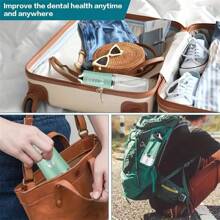 电动水牙线，智能芯片，精确控制压力，360 度旋转喷嘴，口腔冲洗器，用于深层牙齿和牙龈清洁，有珊瑚粉和薄荷绿两种颜色可供选择 父亲节礼物 父亲节礼物 - 彩色 - 查看 7