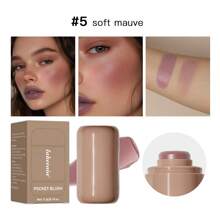 SHEIN X Milania Lakerain Pocket Blush, Creamy Stick Blush, Lightweight Formula, Long-Lasting Waterproof Moisturizing, Natural Finish, All Skin Tones, 6 Colors, Makeup Stick For Cheeks, Eyes, Lips, ≤300g - Multicolor - View 14