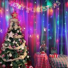 1pc Magic Butterfly LED Curtain Light - 96 LED Beads, 8 Modes, USB Powered, Remote Control, Copper Wire String Lights, Suitable For Nursery, Bedroom, Wedding, Party, Dorm, Patio Decor, Baby Shower, Home Decor, Gift - Multicolor - View 10