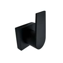 Square Finish Bathroom Tap Lever Matte Black Deca Standard 16 Luxury Grooves - Black - View 2