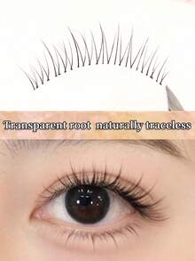 5 Paar Wimpern, Japanische und Koreanische Wimpern mit klarem Kleber, natürlich weicher, wiederverwendbar
