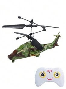 Helicóptero de control remoto con sensor infrarrojo, hecho de material anti-caída, helicóptero de control remoto, regalo de cumpleaños, helicóptero de control remoto, avión de control remoto, juguete volador de plástico con sensor de gestos, robot volador interactivo con luz LED, (con o sin control remoto, la medición manual puede tener pequeñas diferencias, los colores de los accesorios se envían al azar) - Multicolor - Ver 7
