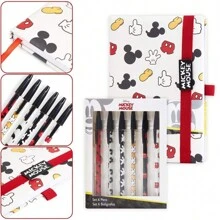 Disney Mickey Mouse Notebook Kawaii School Supply With A5 Pencil Case And Pen Set Office Stationery Gift Idea Children - Multicolor - View 3