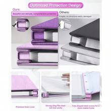 1pc Photo Album 4x6 5x7 8x10in Self Adhesive Scrapbook Album For Pictures DIY Photo Book,Metal Pen And Scraper Birthday Gifts For Women Mom,Wedding Baby Family Travel, - Pink - View 4