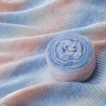 1 Ball (100g/Ball) Premium Ombre Mohair Yarn - Color - View 20