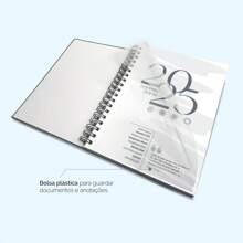 iscool Daily Planner Plus 2025 Floral Monogram Initial Letter J - Xem 4