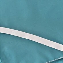 1 件高克重纯色褶皱蕾丝床裙，适合所有季节、卧室、宿舍、酒店、出租屋、办公室等。奢华蕾丝边床裙让您的卧室优雅舒适。仅床裙 - 不含枕套