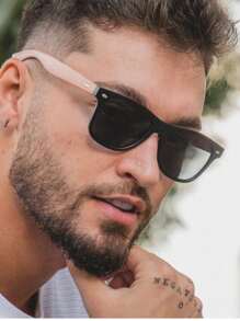 Bianle Unisex Bamboo Wood  With  Protection - Black - View 1