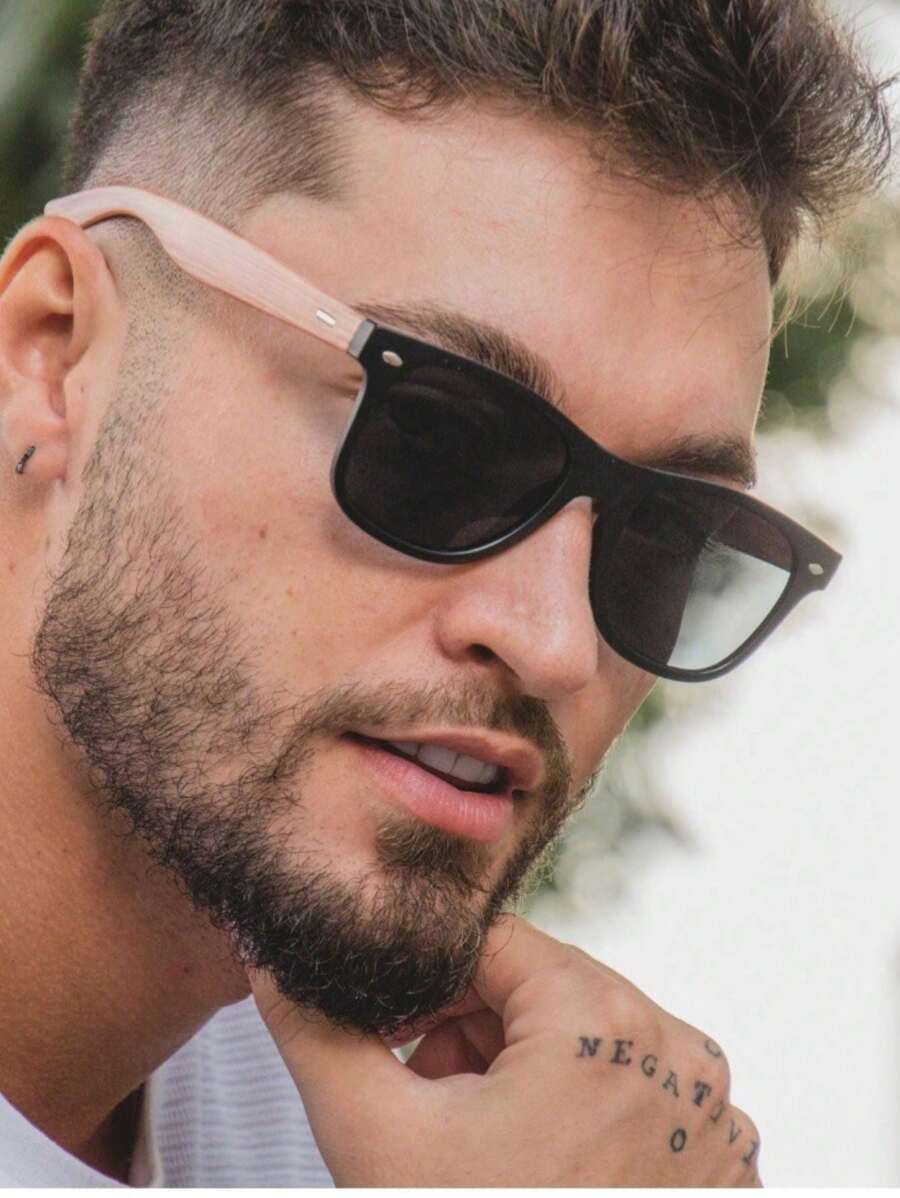 Bianle Unisex Bamboo Wood  With  Protection - Black - View 1