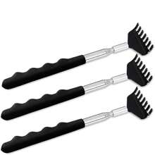 Back Scratcher Extendable Metal Portable Back Scratcher For Men Women Adults, Telescoping Back Massager With PVC Handles, Stocking Stuffers Gadgets,Elderly/Elders/Perfect Gift For Birthday/Christmas, For Fishing/Camping/Travel