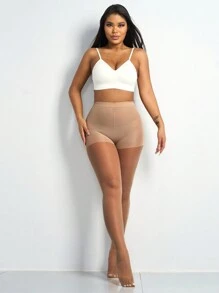 1 paar vrouwen sexy 20D doorschijnende kousen panty's modieuze minimalistische panty's