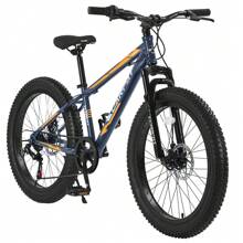 Epic Adventure Awaits: Ecarpat 26" Dual Full Suspension Mountain Bike - 21 Speeds, Disc Brakes, Carbon Steel Frame For All-Terrain Performance