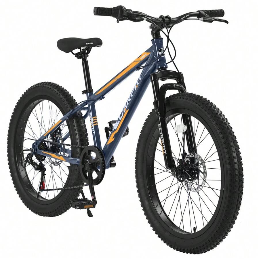 Epic Adventure Awaits: Ecarpat 26" Dual Full Suspension Mountain Bike - 21 Speeds, Disc Brakes, Carbon Steel Frame For All-Terrain Performance