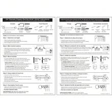 Adjustable 3/4" Curtain Rod Set - Matte Black, 30" To 84", Easy Install