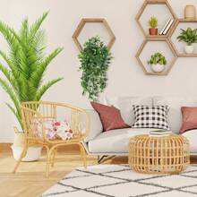 HAOSHICS Artificial Hanging Plants 34in Fake Ivy Vine Fake Ivy Leaves For Wall House Room Patio Indoor Outdoor Home Shelf Office Decor, Valentine Day, Gift Gifts Birthday Graduation,Garden Decor,Outdoor Plant,Gardening,Fake Flowers