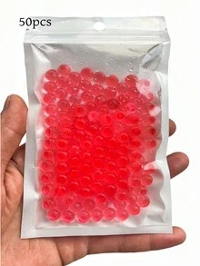 Fishing Bait Stringer Suitable For Various Fish, Made Of Non-sticky Gel Material - Burgundy - View 6